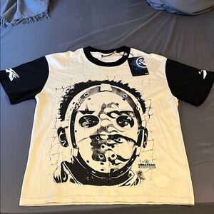 Black and White Graphic T-Shirt